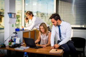 Prise de vues directement dans l''entreprise
